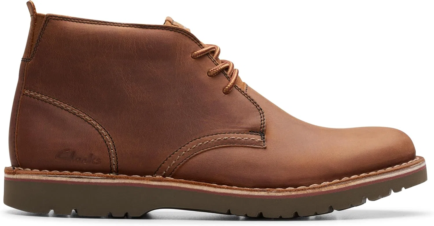 Мужские ботинки Clarks Eastridge Mid Chukka, Light Brow — фото 3