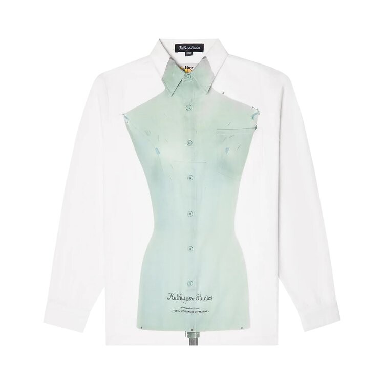 

Рубашка KidSuper Dress Form 'White/Blue', белый