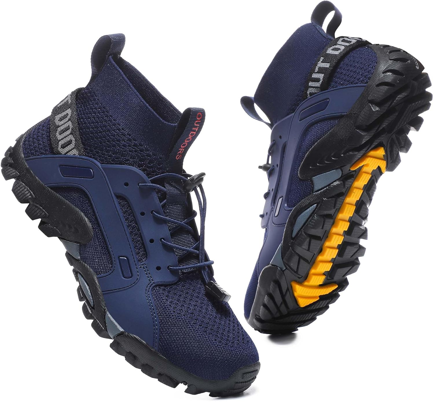 

Мужские и женские средние спортивные водные кроссовки, вязаная сетка, мужские быстросохнущие плавательные туфли, пляжные, для дайвинга Vtiao, синий