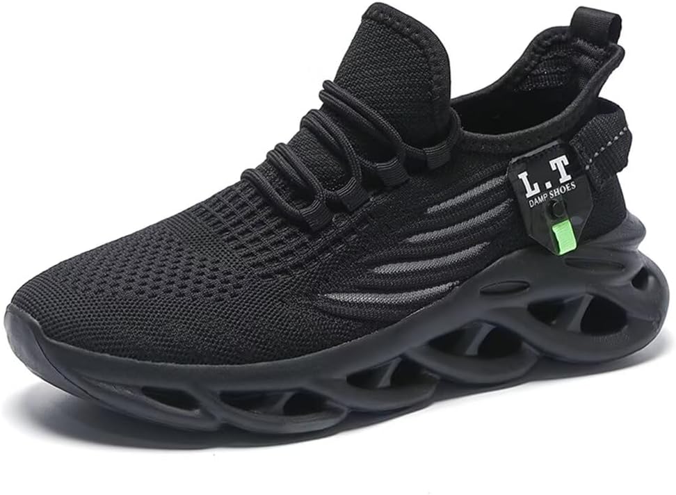 

Мужские кроссовки Jakcuz больших размеров с сетчатой вставкой на платформе, без застежки, для ходьбы, с противоскользящей подошвой, дышащие, для спортзала, повседневные модные кроссовки, черный