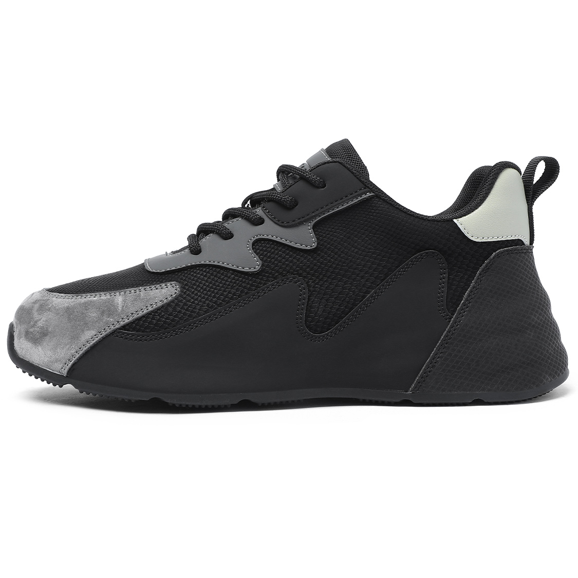

Mulinsen Износостойкие и легкие мужские низкие кеды Casual - черный серый, цвет Black Gray