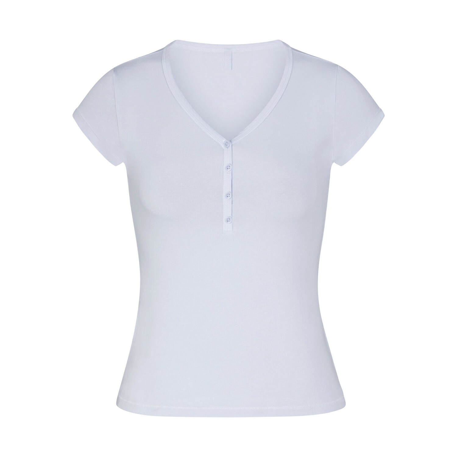 

Футболка хенли SKIMS, цвет periwinkle