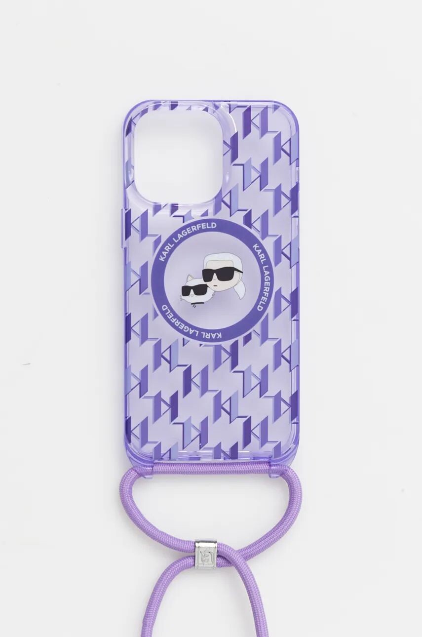 

Чехол для телефона Karl Lagerfeld iPhone 15 Pro Max 6,7", фиолетовый