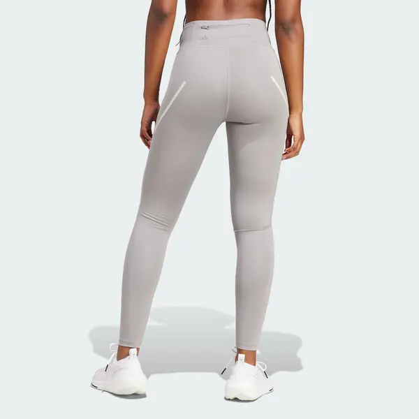 Леггинсы (WMNS) adidas x Stella McCartney Truepace Running Leggings 'Grey', серый — фото 3