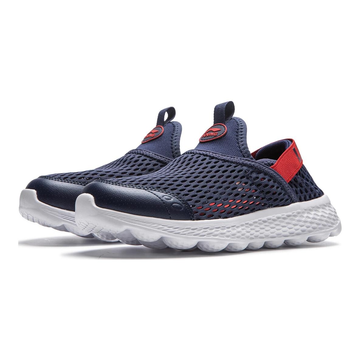 Кроссовки LINING YOUNG Kids Lifestyle Shoes GS Low-top Dark Blue, темно-синий — фото 3