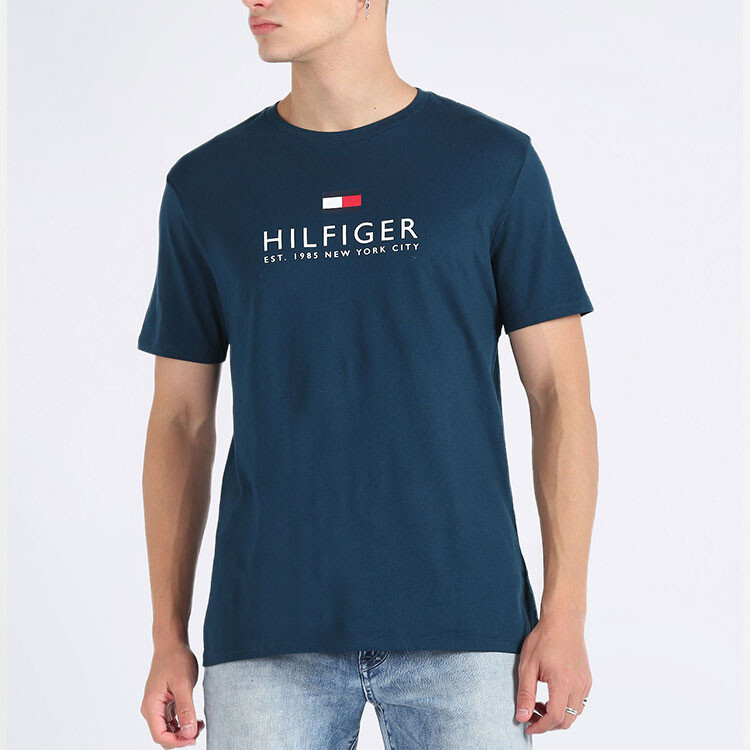 Tommy Hilfiger Мужская футболка, цвет Blue — фото 4