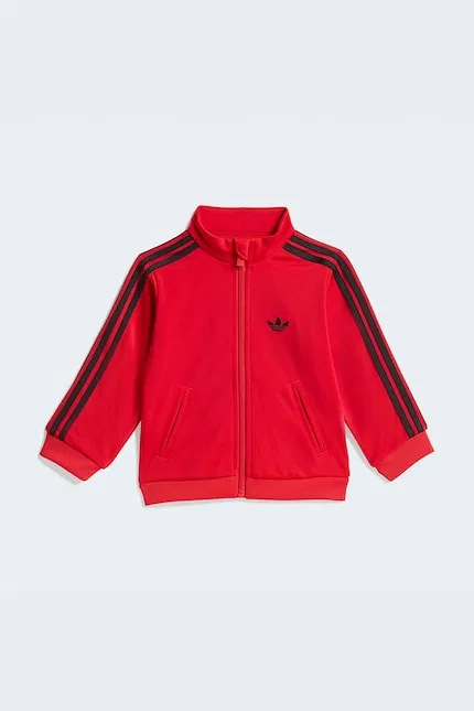 Спортивный костюм из полиэстера Adidas Originals, красный — фото 2