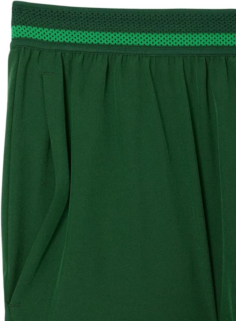 Шорты теннисные Lacoste, цвет Green/Bright Green — фото 3