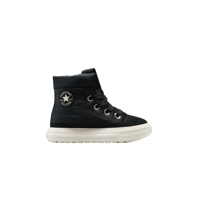 Термостелька chuck taylor all star детские хлопковые ботинки unisex Converse, черно-белый — фото 3