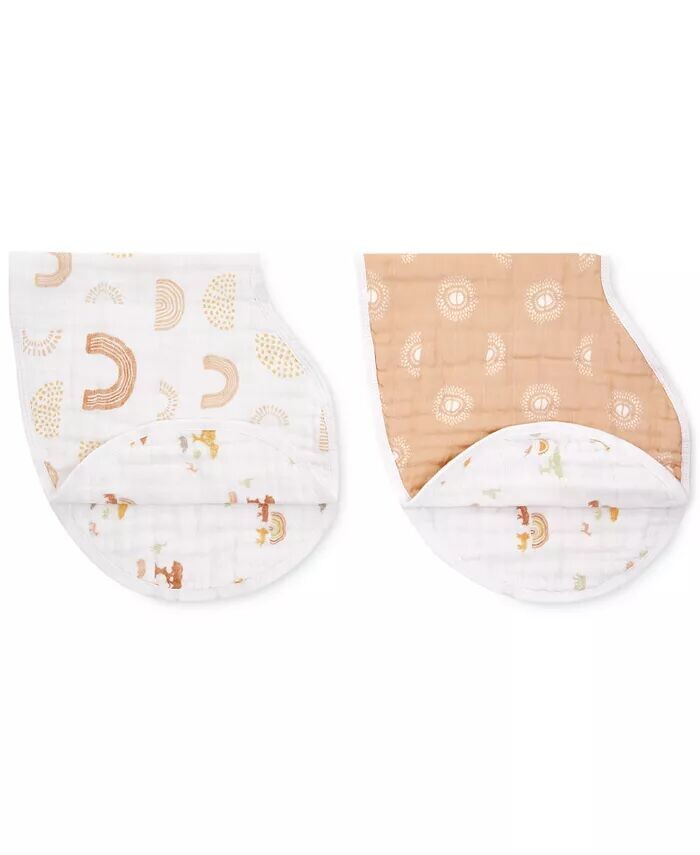 

Нагрудник Baby Keep Rising Burpy, упаковка из 2 шт Aden By Aden + Anais, бежевый