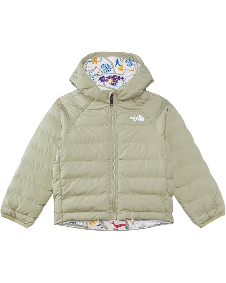 

Куртка The North Face Kids Reversible Perrito Hooded Jacket, цвет Clay Grey