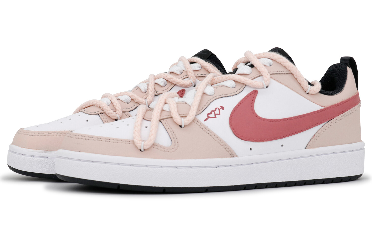

Кроссовки для скейтборда Court Borough 2 женские с низким верхом розовый/красный Nike