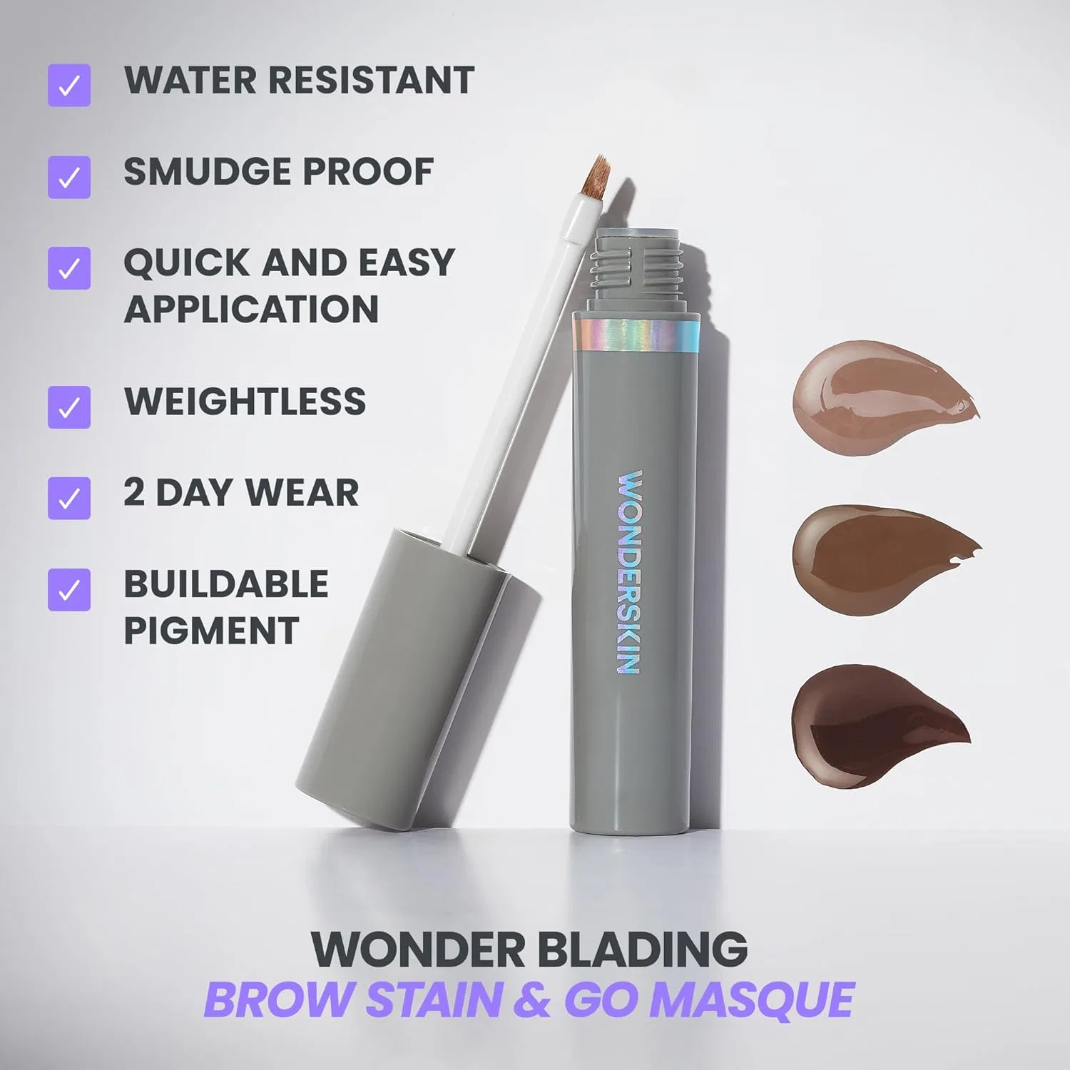 Гель для бровей Wonderskin Dark Brunette — фото 3