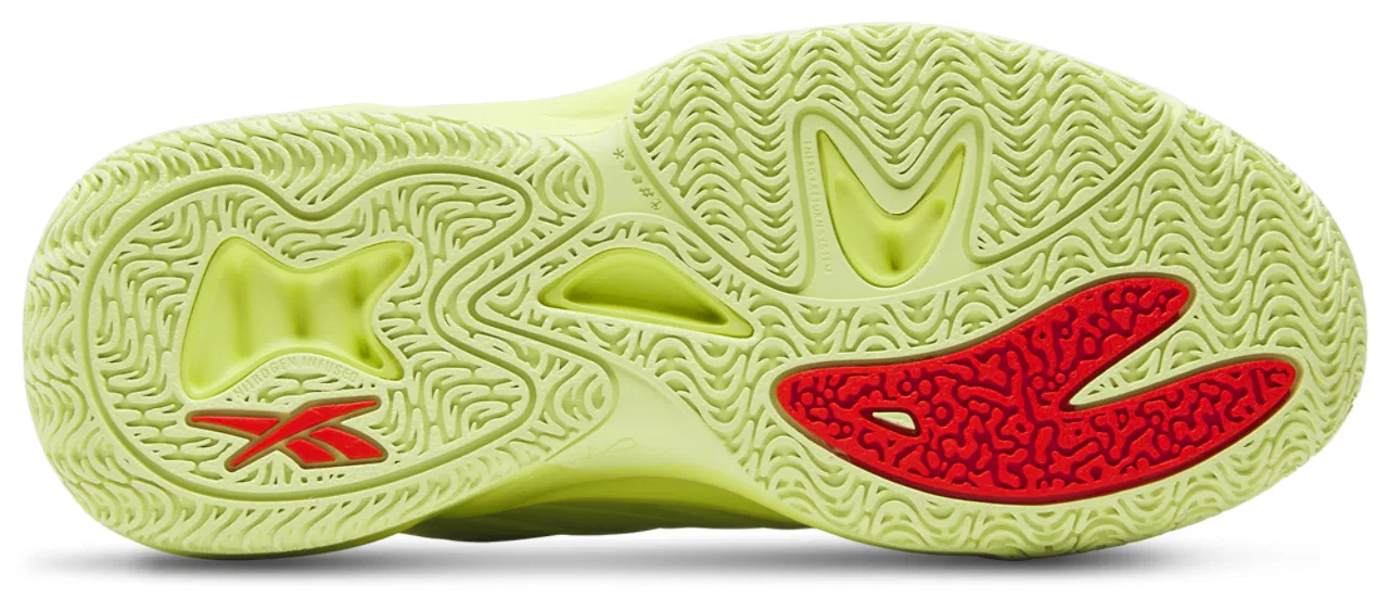 Кроссовки для девочек Angel Reese 1 Reebok, цвет Highlighter Green — фото 4