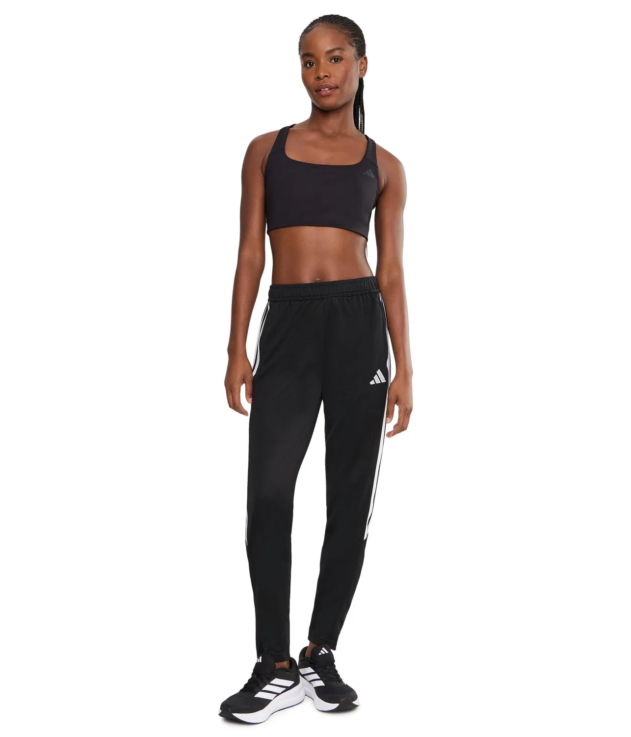 Брюки тренировочные Tiro 26 League Training Pants Adidas, Black/White — фото 2