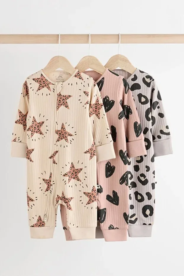 Детский комбинезон для девочек хлопковый Star Patterned Next Baby, Multicolor