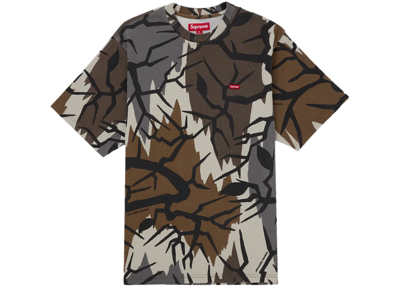 Мужская футболка с принтом Small Box Tee Supreme, цвет Predator Camo