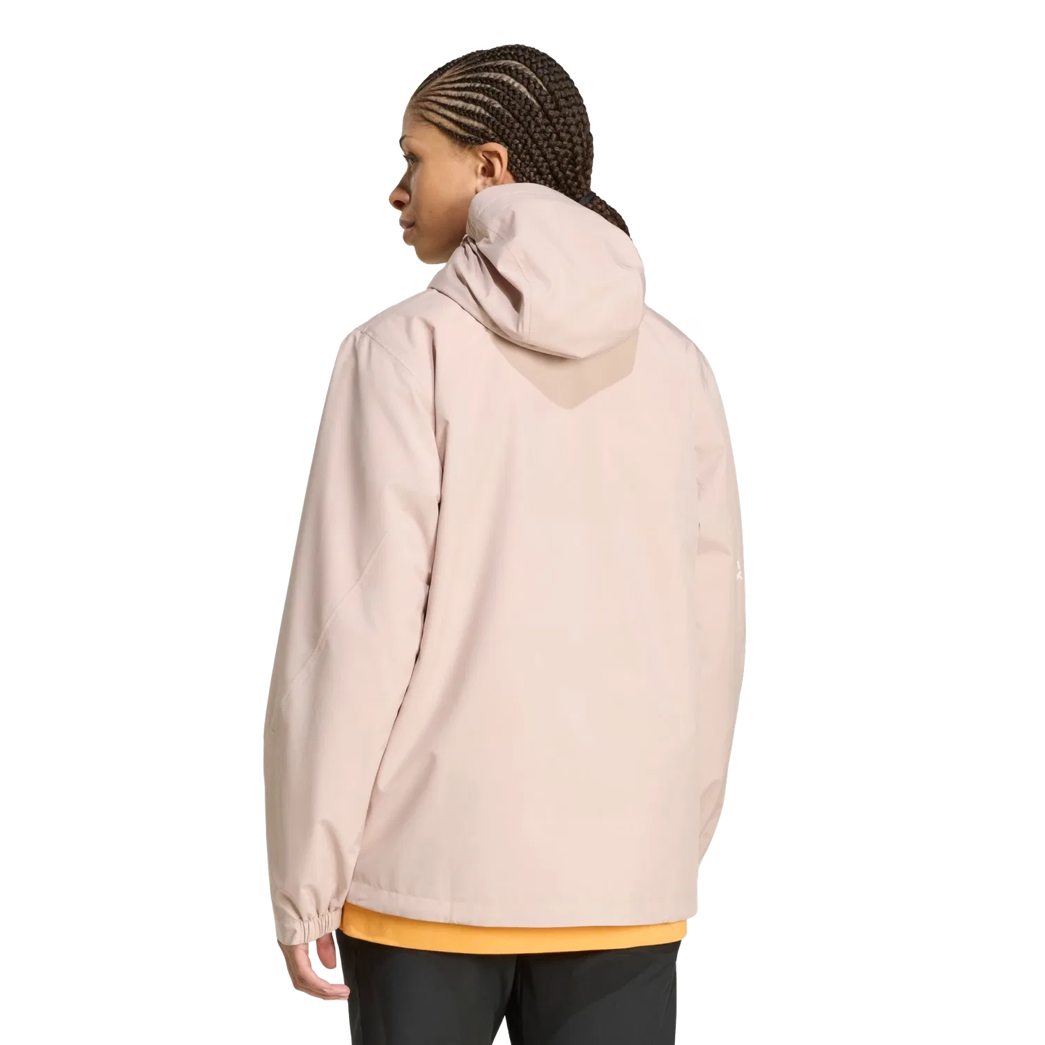 Женская дождевая куртка с капюшоном Terrex Multi 2 Layer CLIMAPROOF Adidas, цвет Rose Gold — фото 3