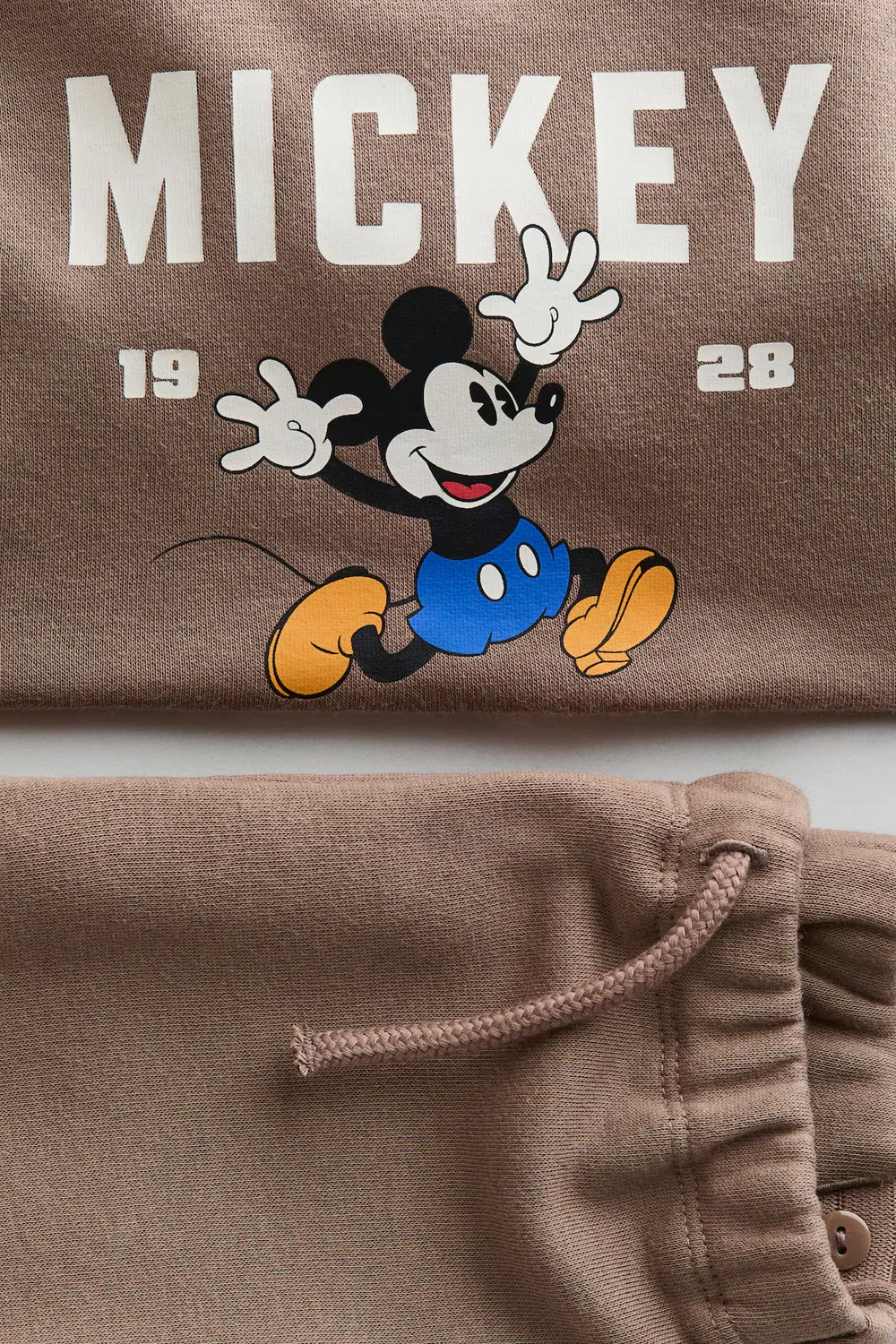 Комплект из двух толстовок с принтом H&M, Braun/Micky Maus — фото 2