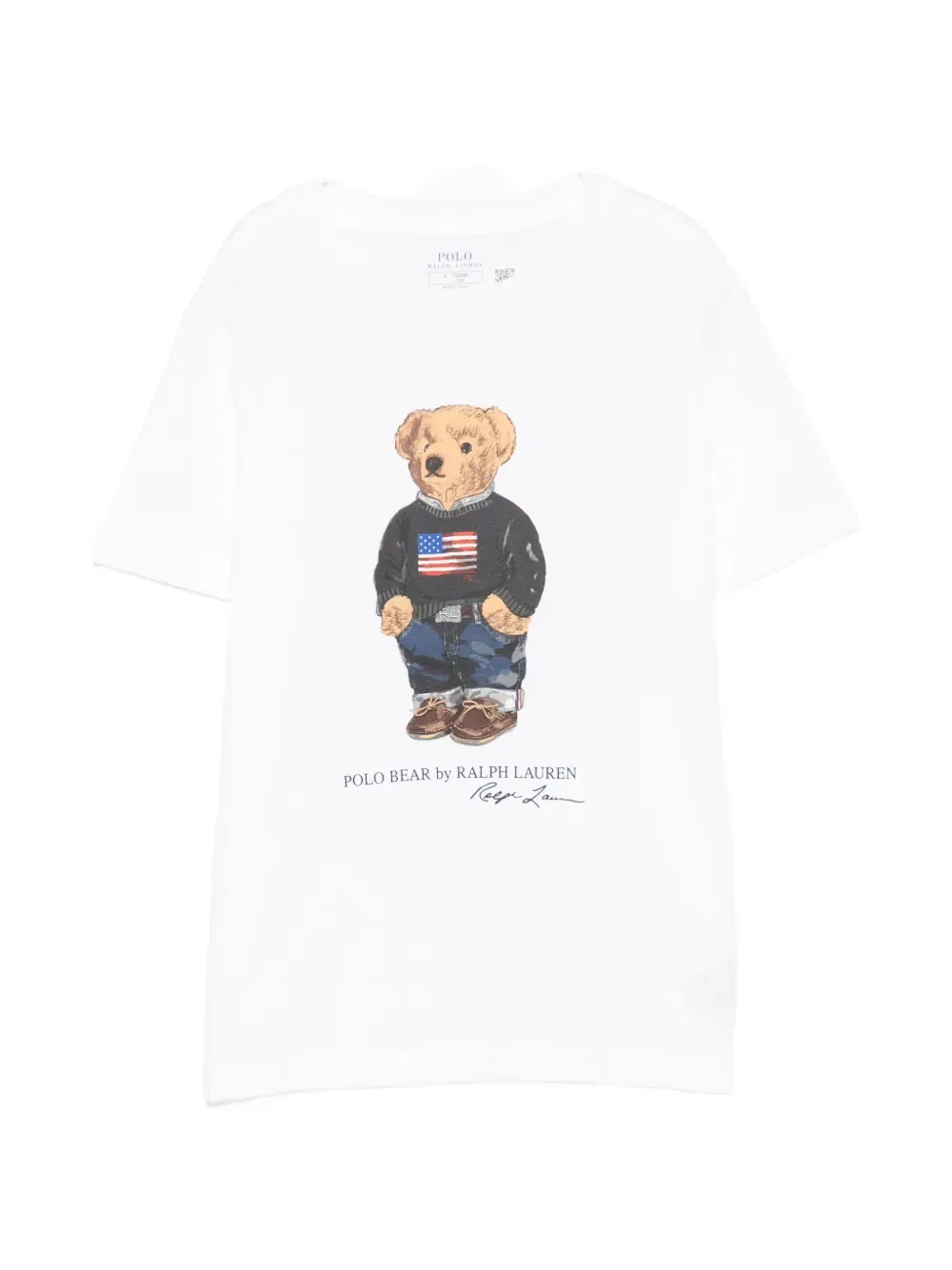 Футболка хлопковая Polo Ralph Lauren Kids, белый