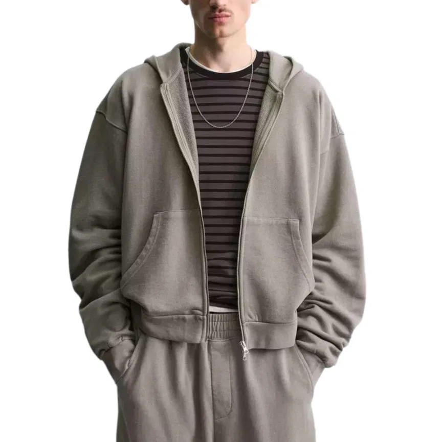 Мужская толстовка Light Gray ZARA, Light Gray — фото 4