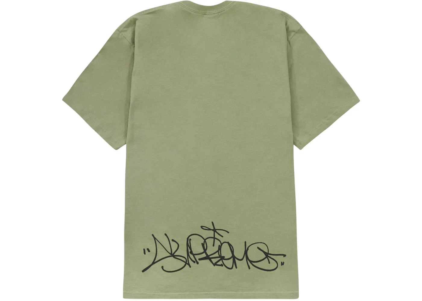 Мужская футболка с принтом Supreme IRAK Cast Tee, Light Olive — фото 2