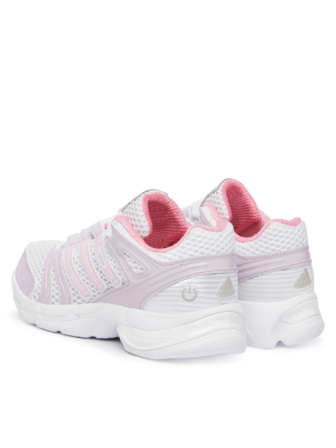 Кроссовки для девочки Control Led Elastic Lace Adidas, белый — фото 3