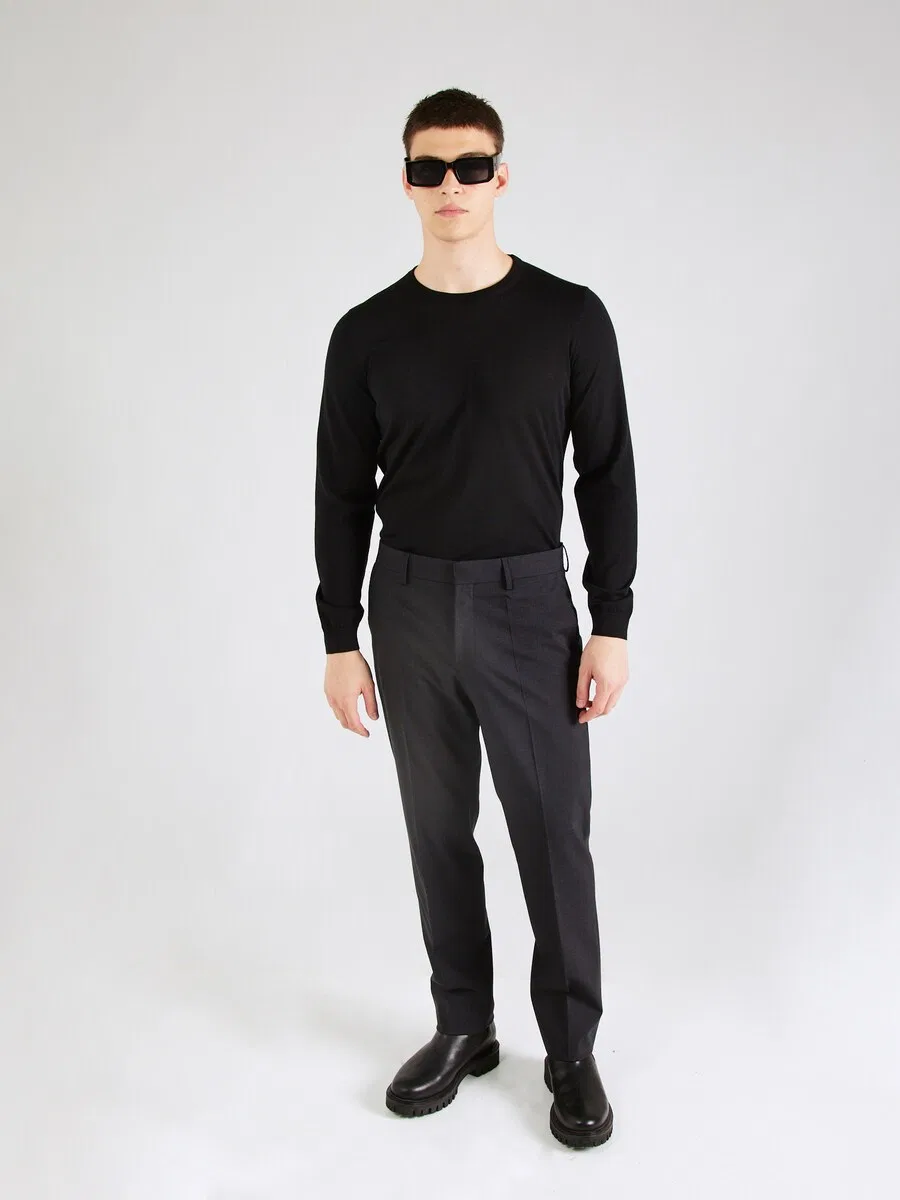Свитер BOSS 'Leno-P' черного цвета — фото 4