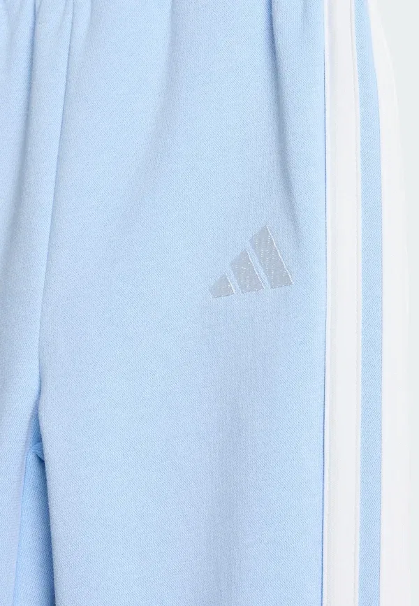 Костюм из футера с капюшоном Adidas Originals Glow Blue White, белый/голубой — фото 4
