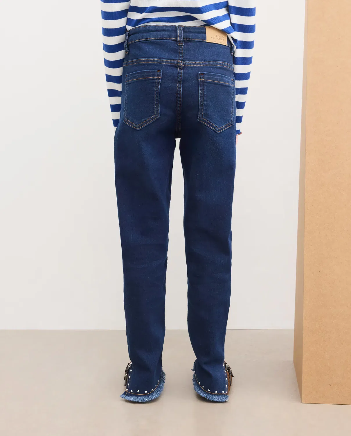 Детские джинсы для девочек slim fit Indigo Kids El Corte Inglés, Indigo — фото 3