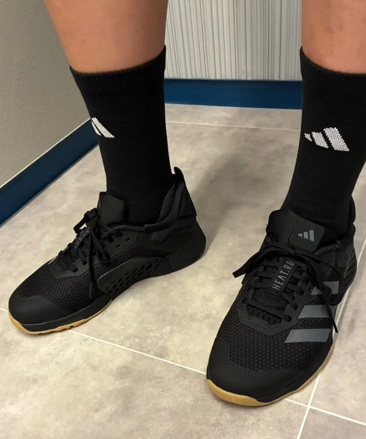 Мужские и женские носки с принтом, комплект из 3 пар Adidas, White/Black — фото 4