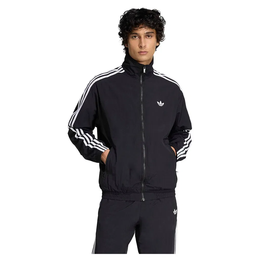 Толстовка на молнии Firebird Woven Adidas Originals, черный