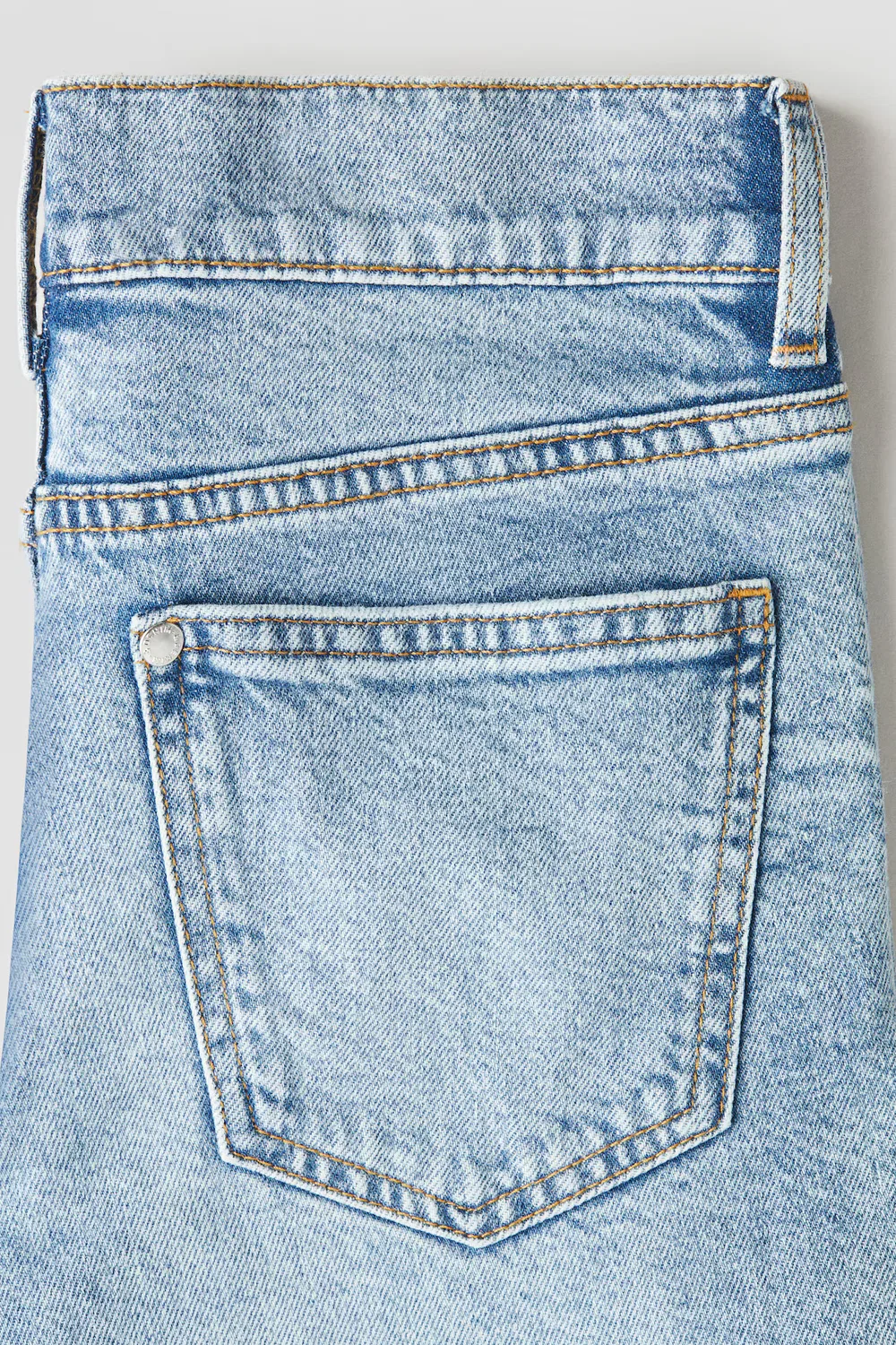 Удобные эластичные джинсы облегающего кроя H&M, Denimblau — фото 4