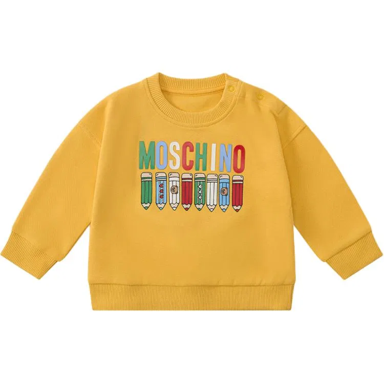 Детский свитшот с круглым вырезом MOSCHINO, Yellow