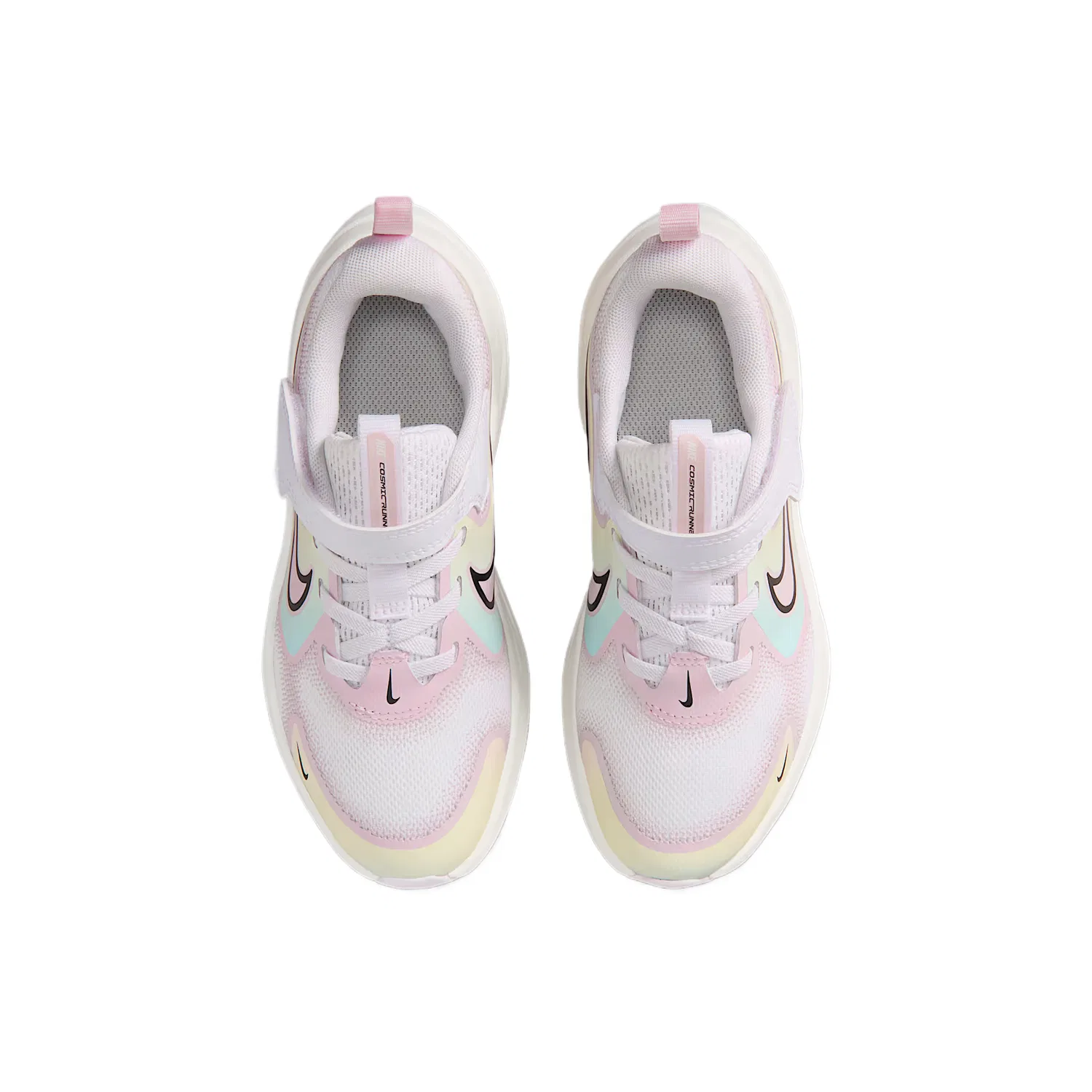 Детские беговые кроссовки Cosmic Runner Nike, White/Bleached Light Purple/Sail White/Black — фото 4