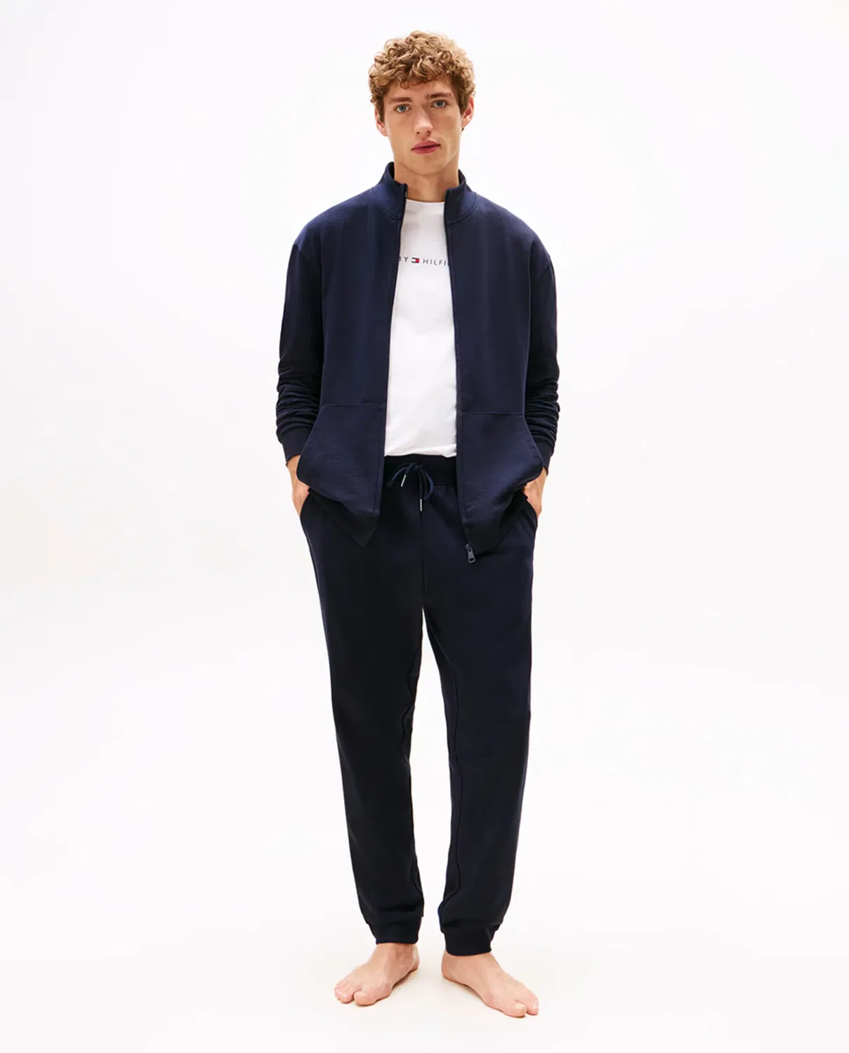 Мужские пижамные брюки с принтом Tommy Hilfiger, Azul Marino