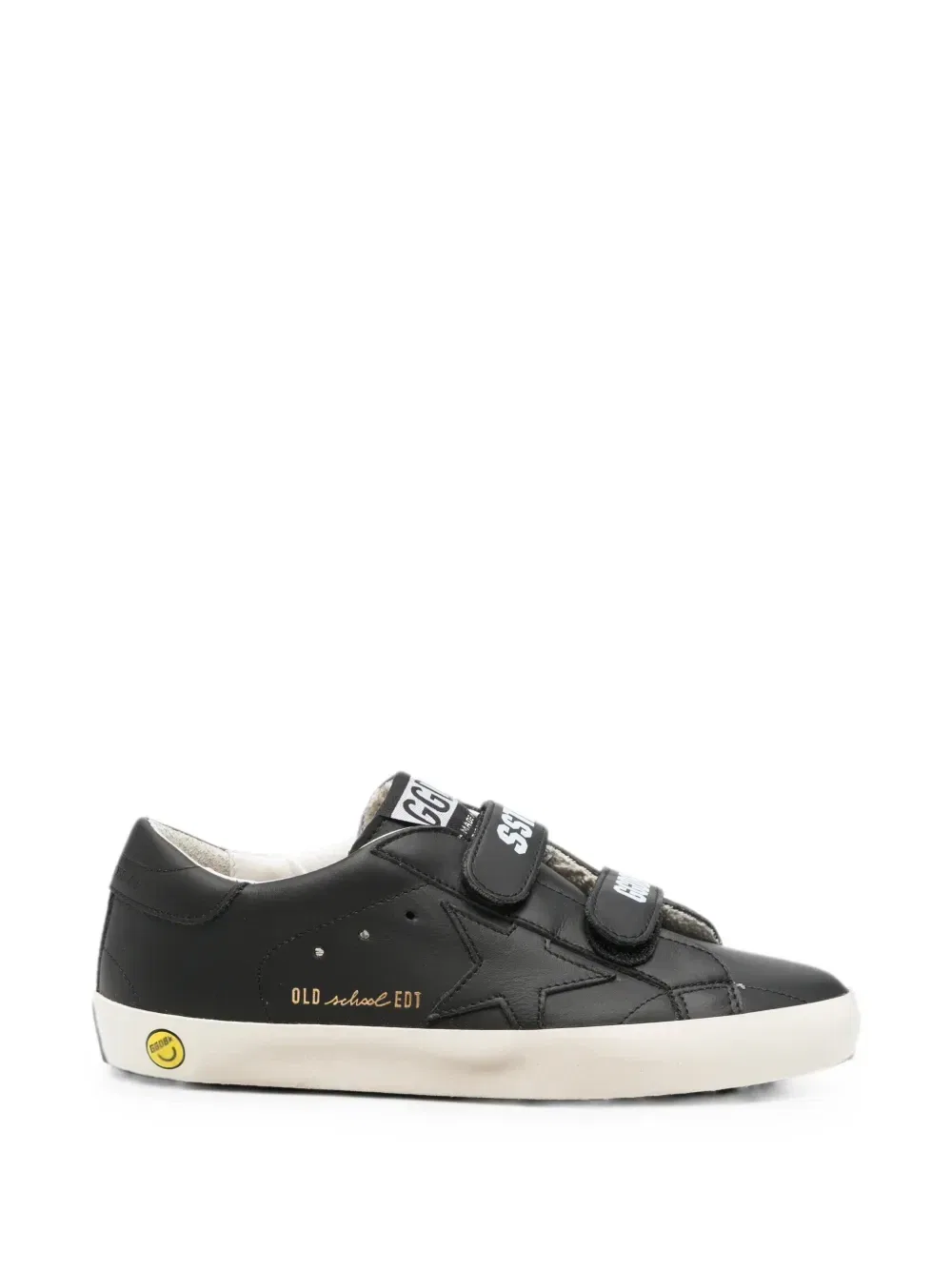 Кеды Old School с нашивкой Golden Goose Kids, черный
