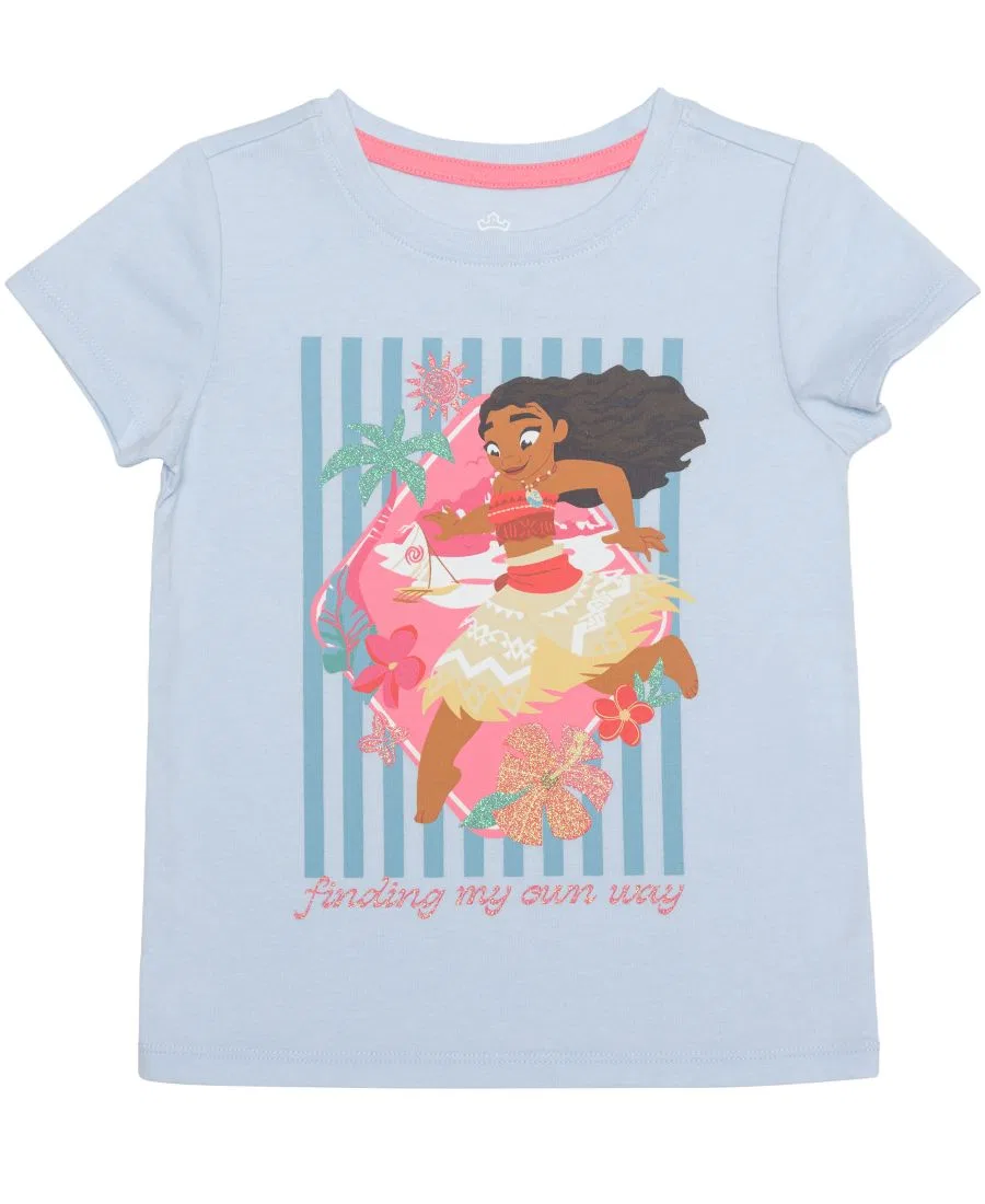 Футболка с принтом Moana Way Epic Threads, True Light Blue