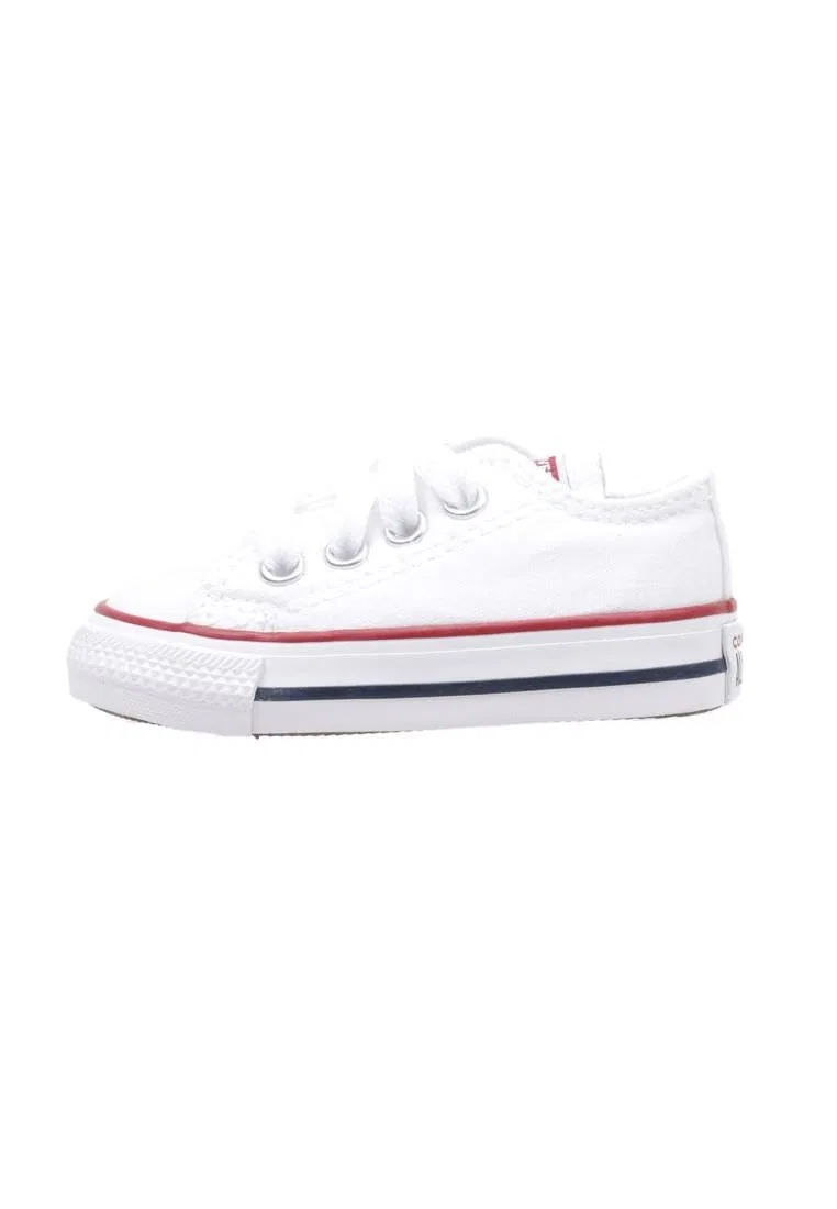 Детские кроссовки для мальчиков низкие Converse All Star Ox Canvas Unisex Adult Trainers, White Optical White