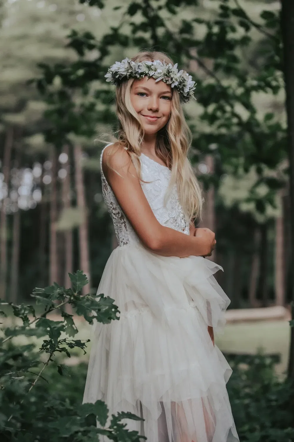 Детское платье-пачка Boho Dreams Uk Flower Girl Boutique, Ivory