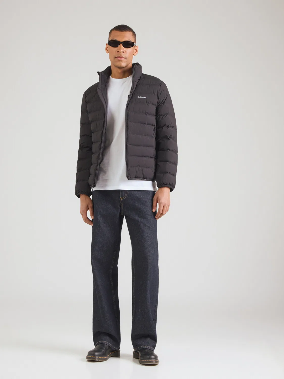Куртка Calvin Klein Between-Season Jacket CLASSIC черного цвета — фото 4