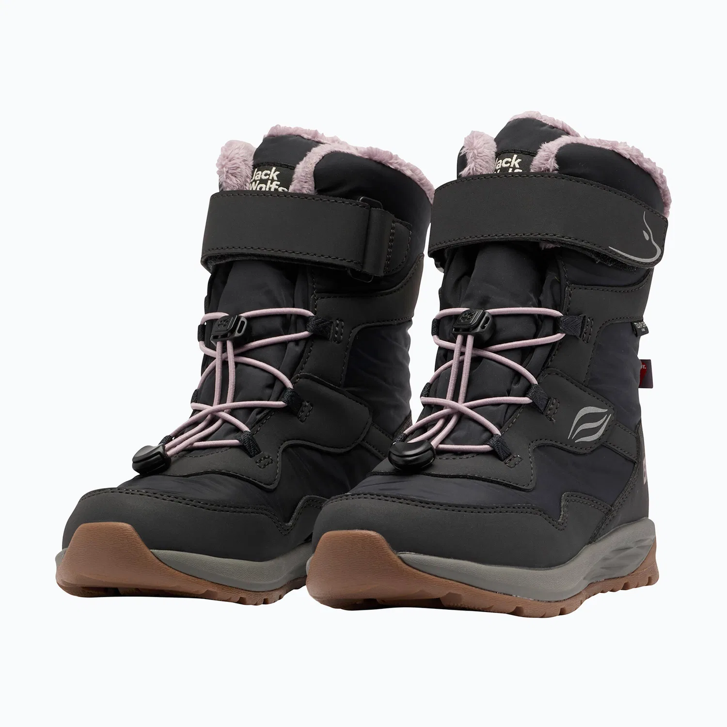 Детские зимние ботинки с высоким голенищем Polar Bear-G Texapore High Vc Jack Wolfskin, Grau — фото 3