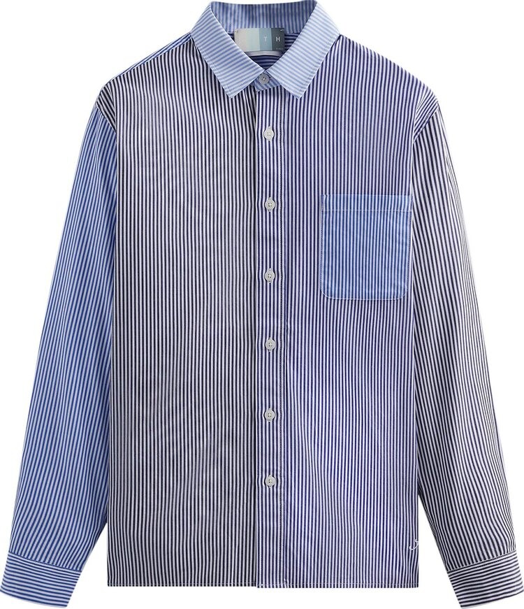 

Рубашка Kith Striped Berkeley Button Down Shirt 'Montage', разноцветный