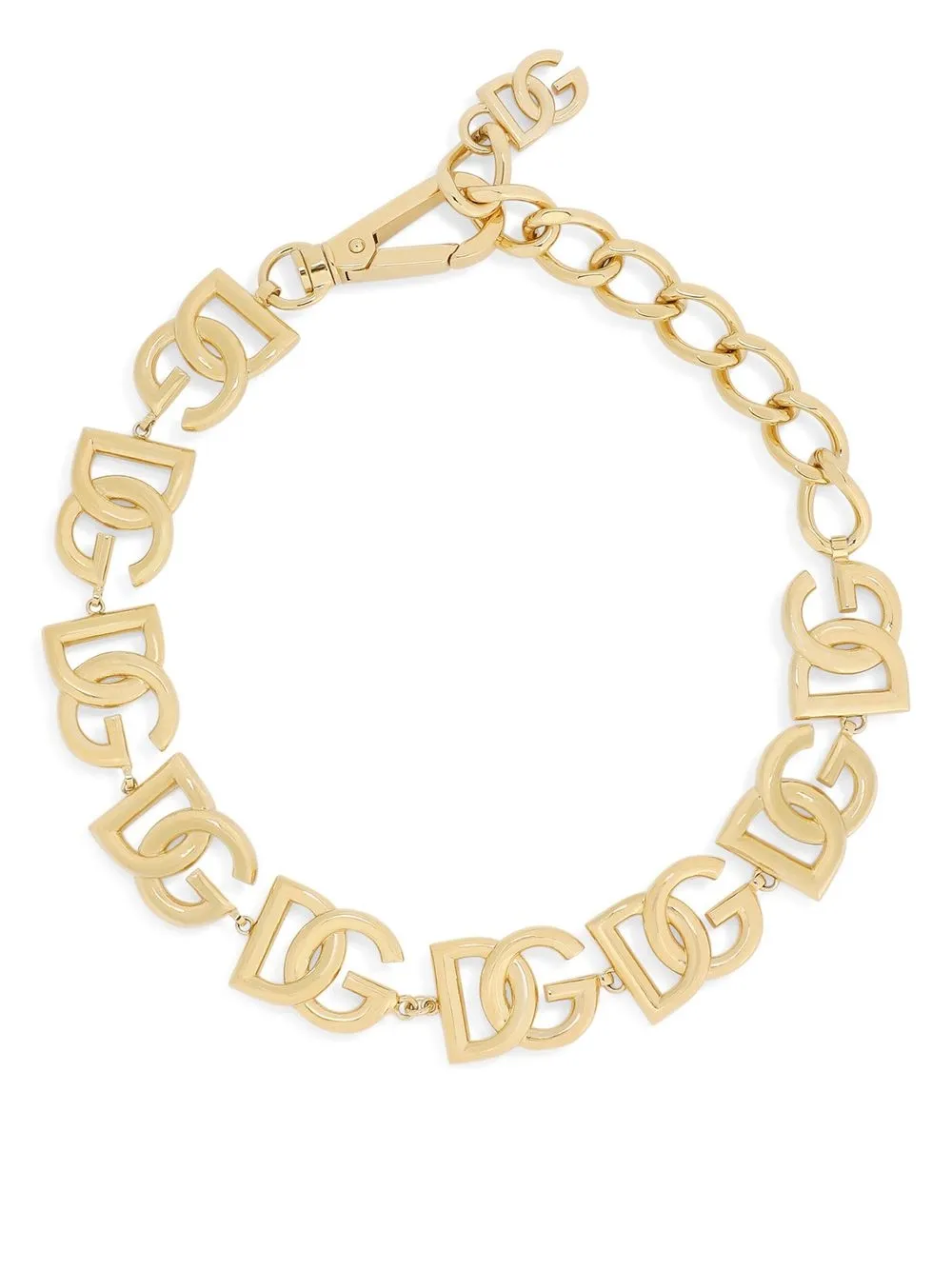 

Колье-чокер с логотипом DG DOLCE & GABBANA, золотой