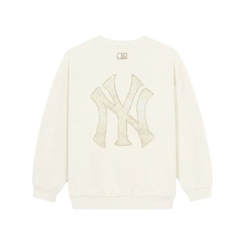 Детский свитшот с круглым вырезом MLB KIDS, Cream — фото 3