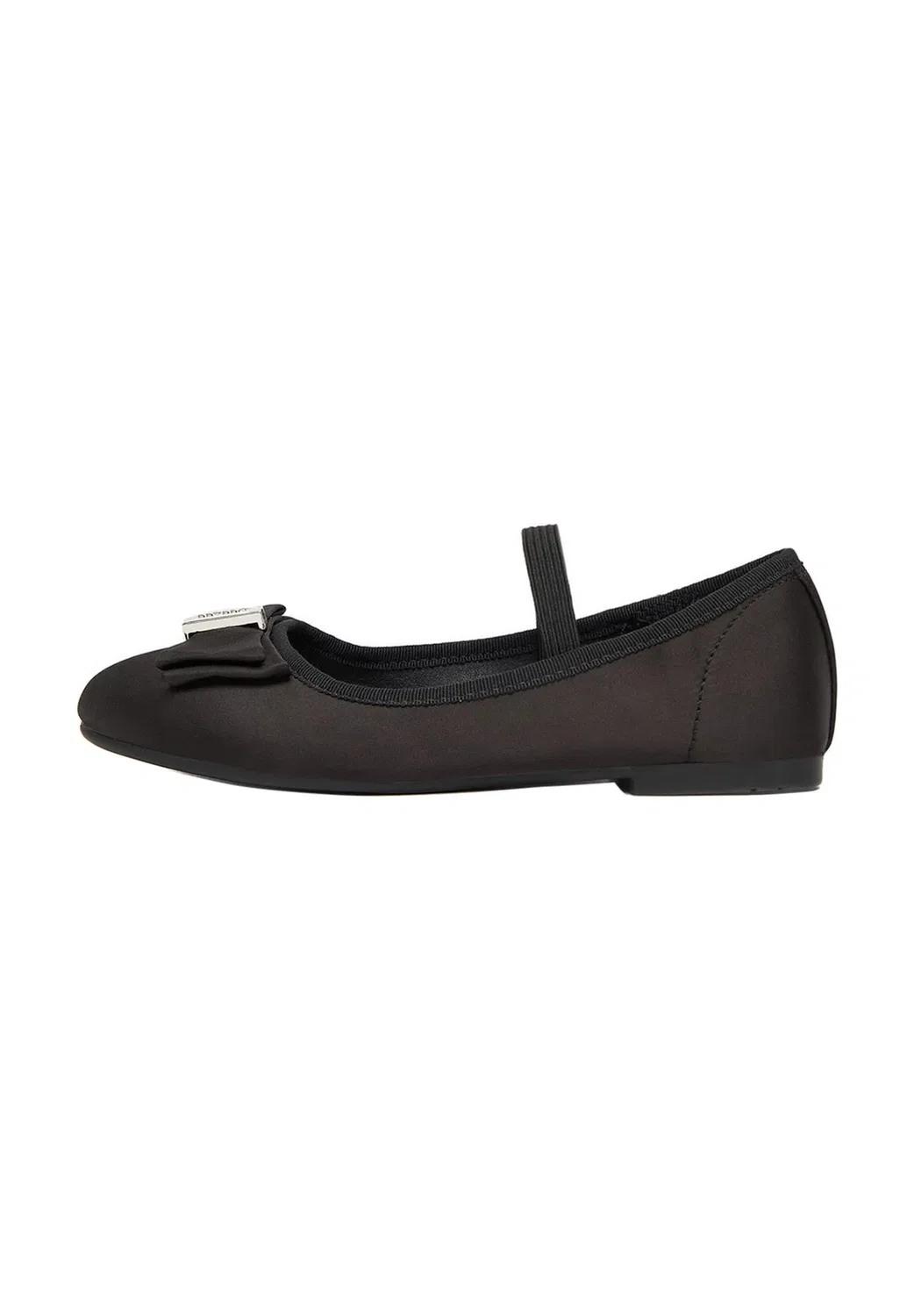 Балетки для девочек 5907964249023 - балетки с ремешком на щиколотке Deezee, Black