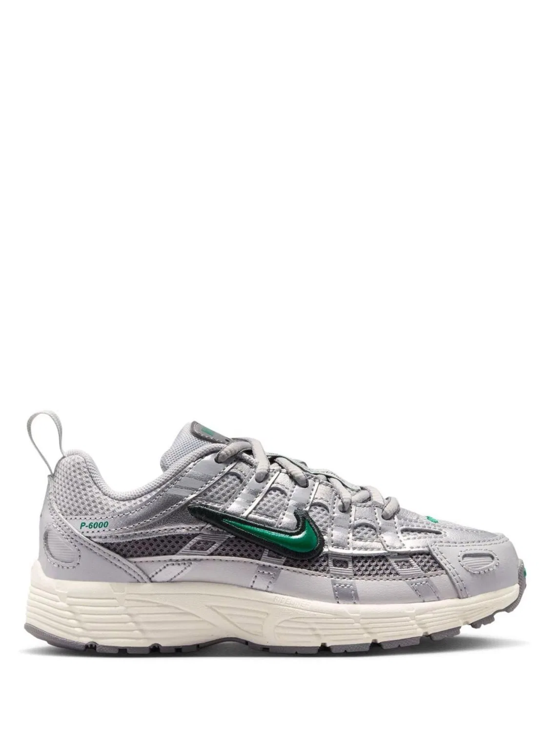 Кроссовки Nike P-6000, серебристо-зеленый