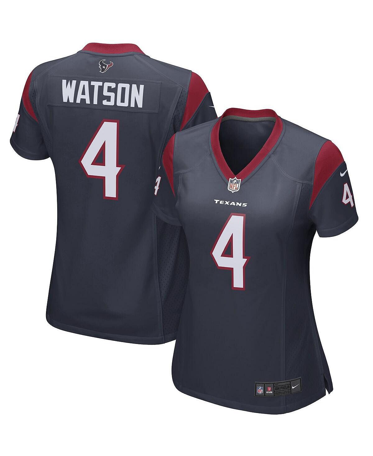

Женская игровая майка deshaun watson houston texans женская - темно-синяя Nike, синий