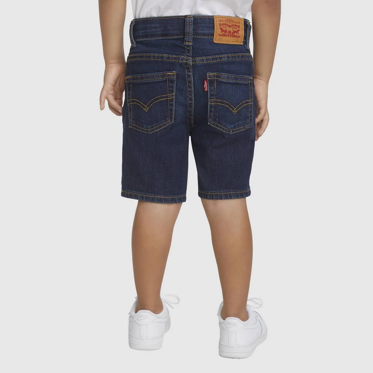 Спортивные шорты для мальчиков 2-4 лет Levi's, Highlands - Dark Wash — фото 4