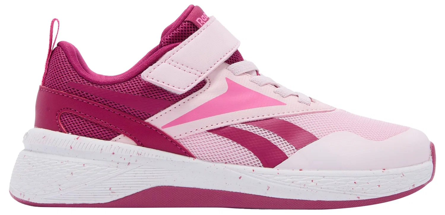 Детские кроссовки для девочек с растягивающимся шнурком Nano Play Stretch Lace & Top Strap Reebok, Frostedberry Veryberry Ftwrwhite